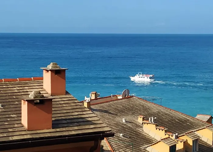 公寓 A Due Passi Dal Cielo E Dal Mare - Balcony With Sea View 卡莫利